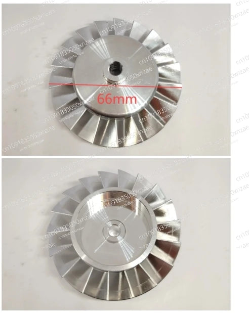 Brushless Motor Wind Turbine Blade 66mm High Speed