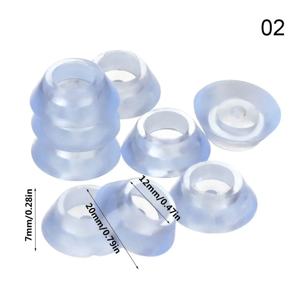 Clear Non-noise Silicone Pads Non-Slip Covers Floor Protector Rubber Furniture Leg Furniture Feet Table Chair Feet Cap Oasis Select 2