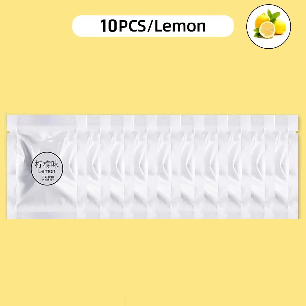 10/20Pcs Car Air Freshener Refills Aroma Diffuser Car Perfume Refills Replacement Pads For Car Fragrance Accessories Oasis Select Lemon-10pcs