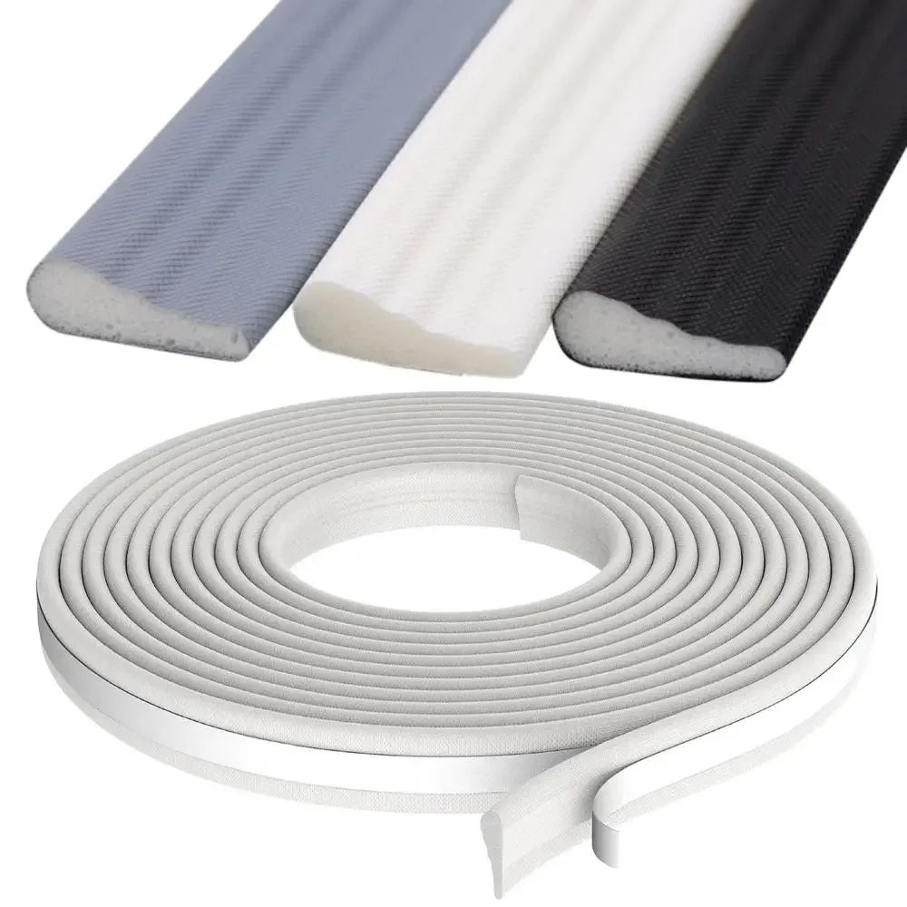 3 Meters Wedge Weather Stripping Self Adhesive Soundproof Door Window Gap Filler Waterproof PU Foam Insulation Tape Drawer Oasis Select