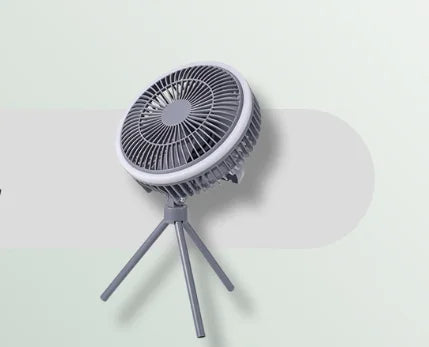 URGGU Rechargeable Camping Fan with LED Light | 3 Speeds