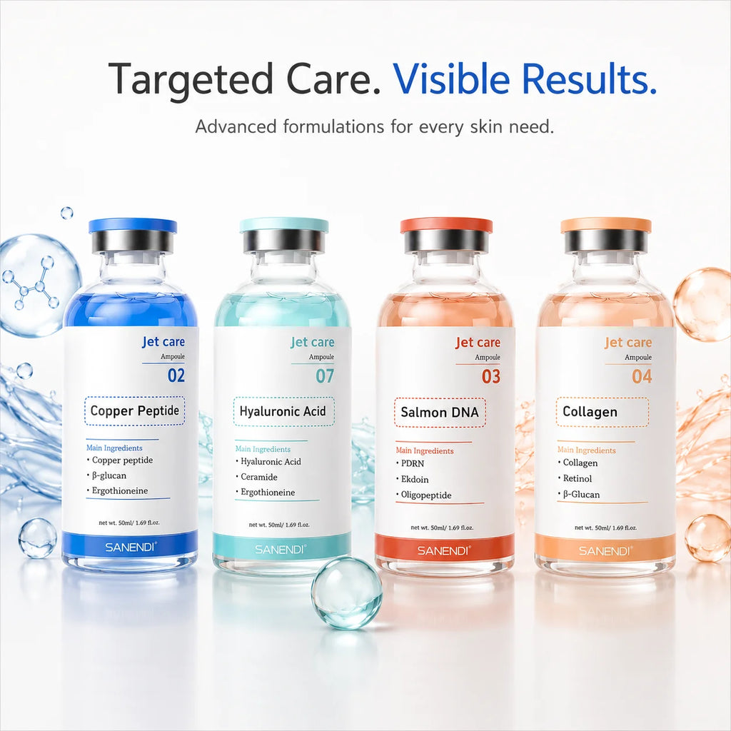 SANENDI Salmon DNA Serum – Hyaluronic Acid & Peptide Essence Face Serum Essence Oasis Select
