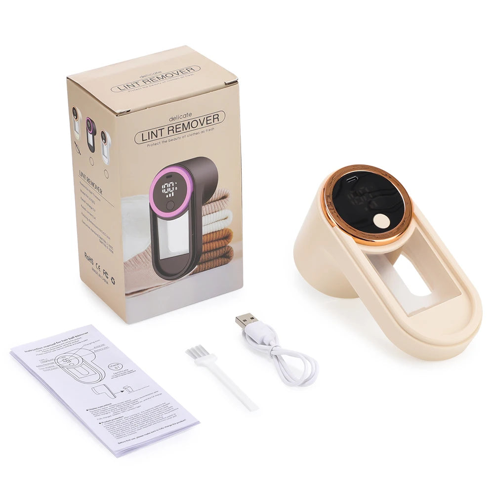 Rechargeable Electric Lint Remover & Fabric Shaver – 3-Speed