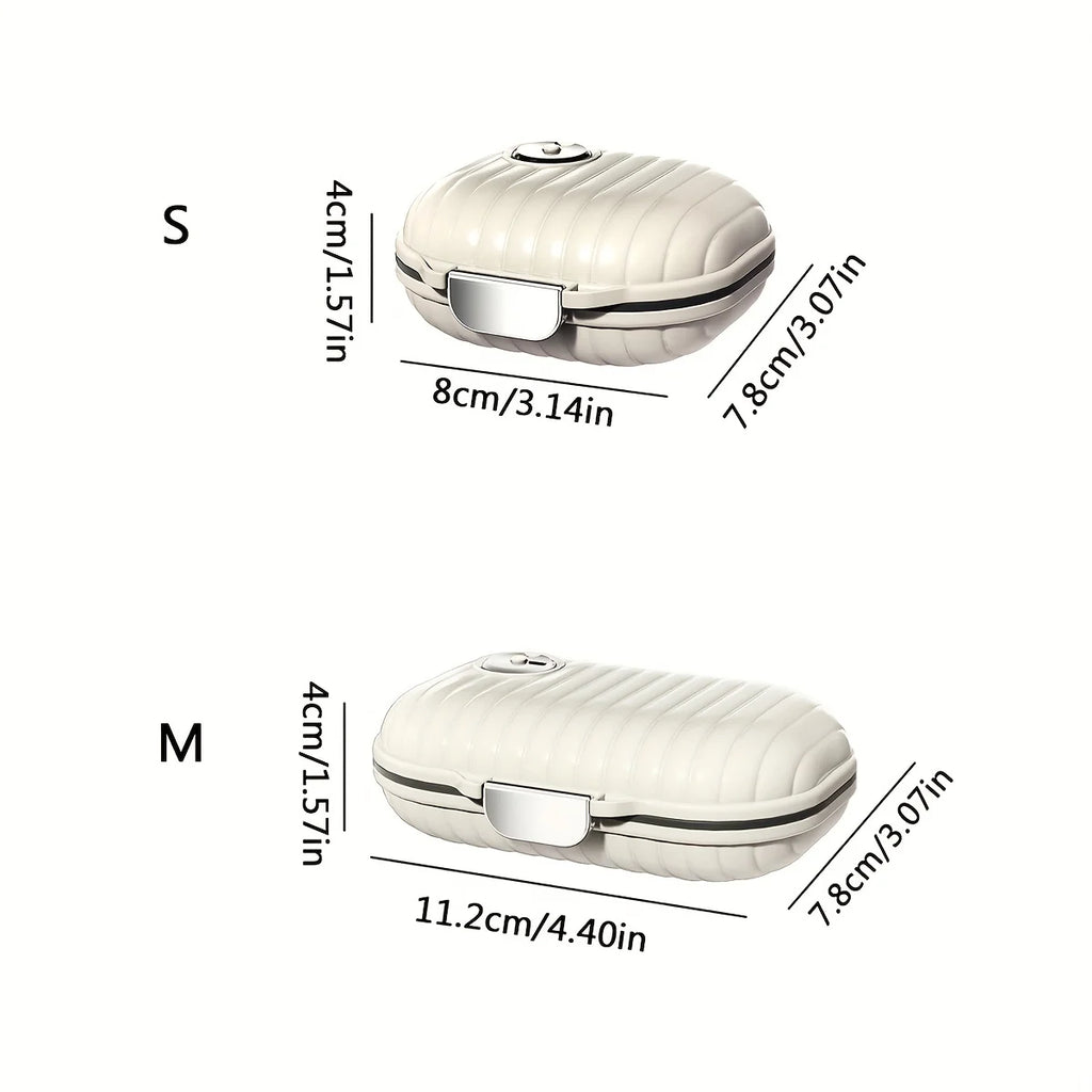 Portable Travel For Seven Days Multiple Compartments Sealed Pill And Tablet Storage Box Oasis Select