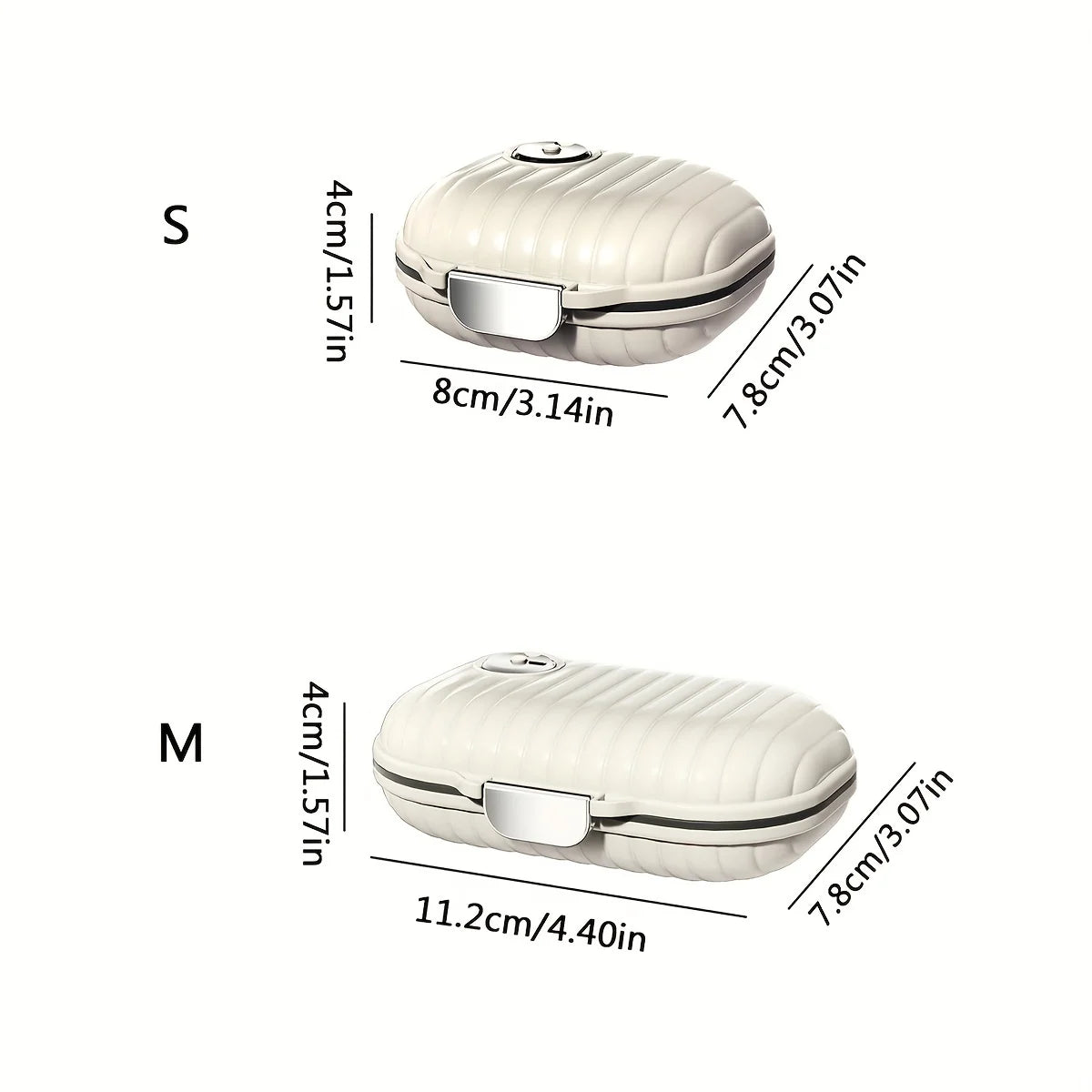 Portable Travel For Seven Days Multiple Compartments Sealed Pill And Tablet Storage Box Oasis Select