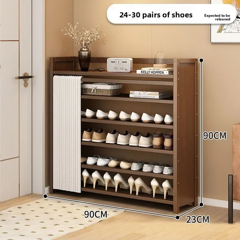 Multi-functional Folding shoe rack installation-free integrated dustproof large-capacity storage shoe rack Oasis Select