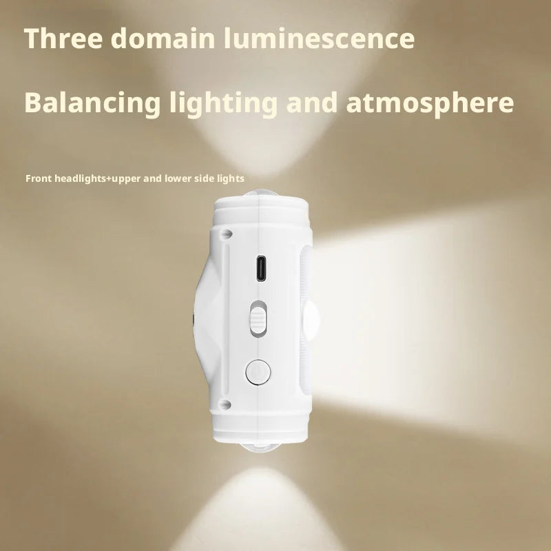 Mini Portable Night Light Magnetic Sensor Atmosphere Lamp Long Lasting Battery Indoor Carry-around Light Oasis Select