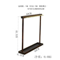 Modern Wood Jewelry Stand – 24/36 Hook Necklace Organizer Rack