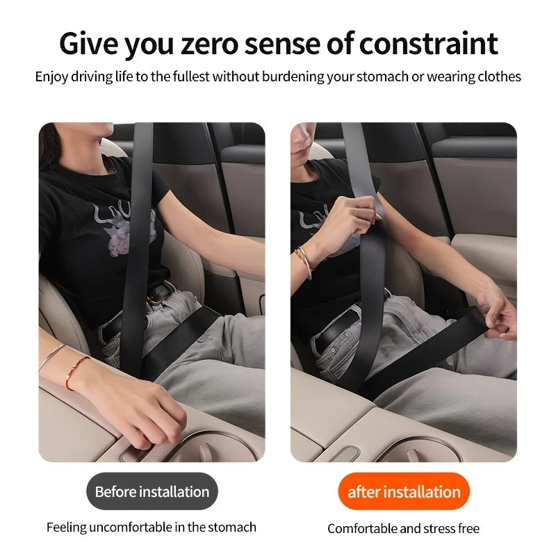 Car Seat Belt Adjuster Clip – Shoulder & Neck Comfort Lock