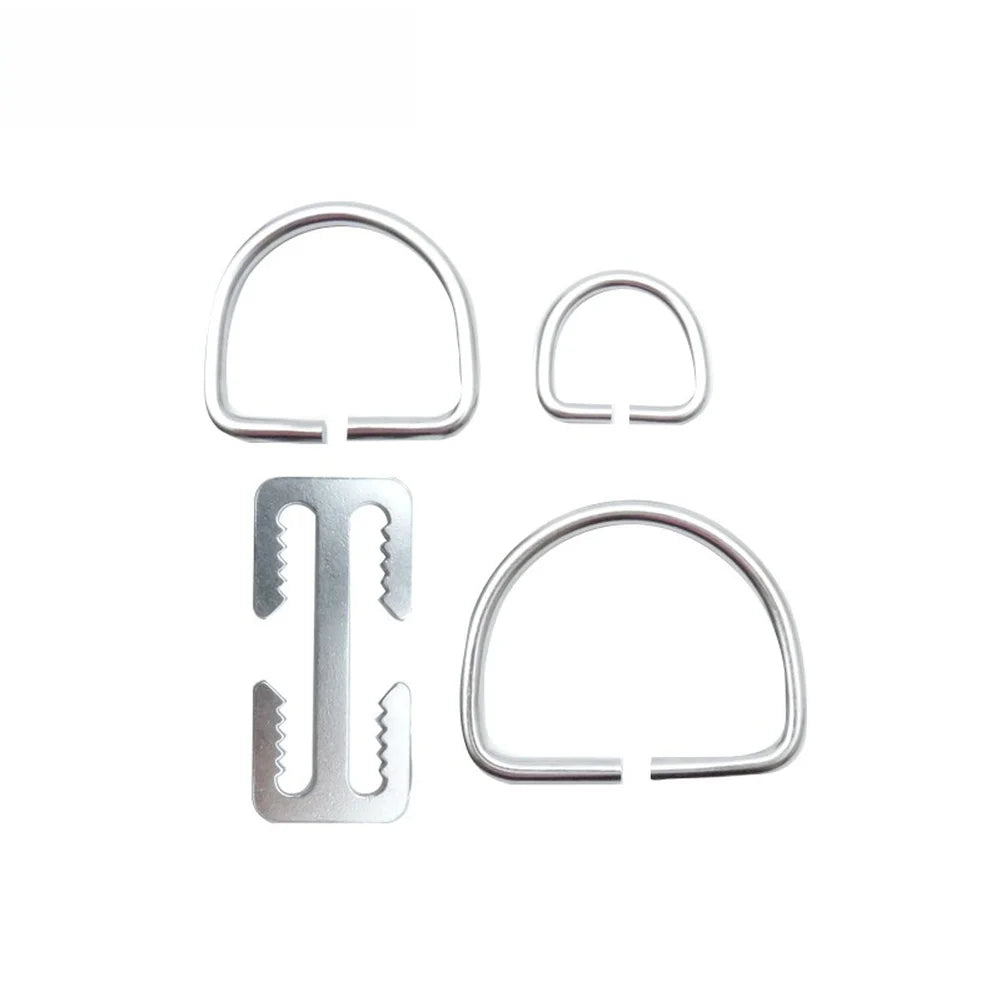 SS316 Stainless Steel D Ring Quick Release Buckle For Diving Backpack Gear And Water Sports Equipment Accessories Oasis Select
