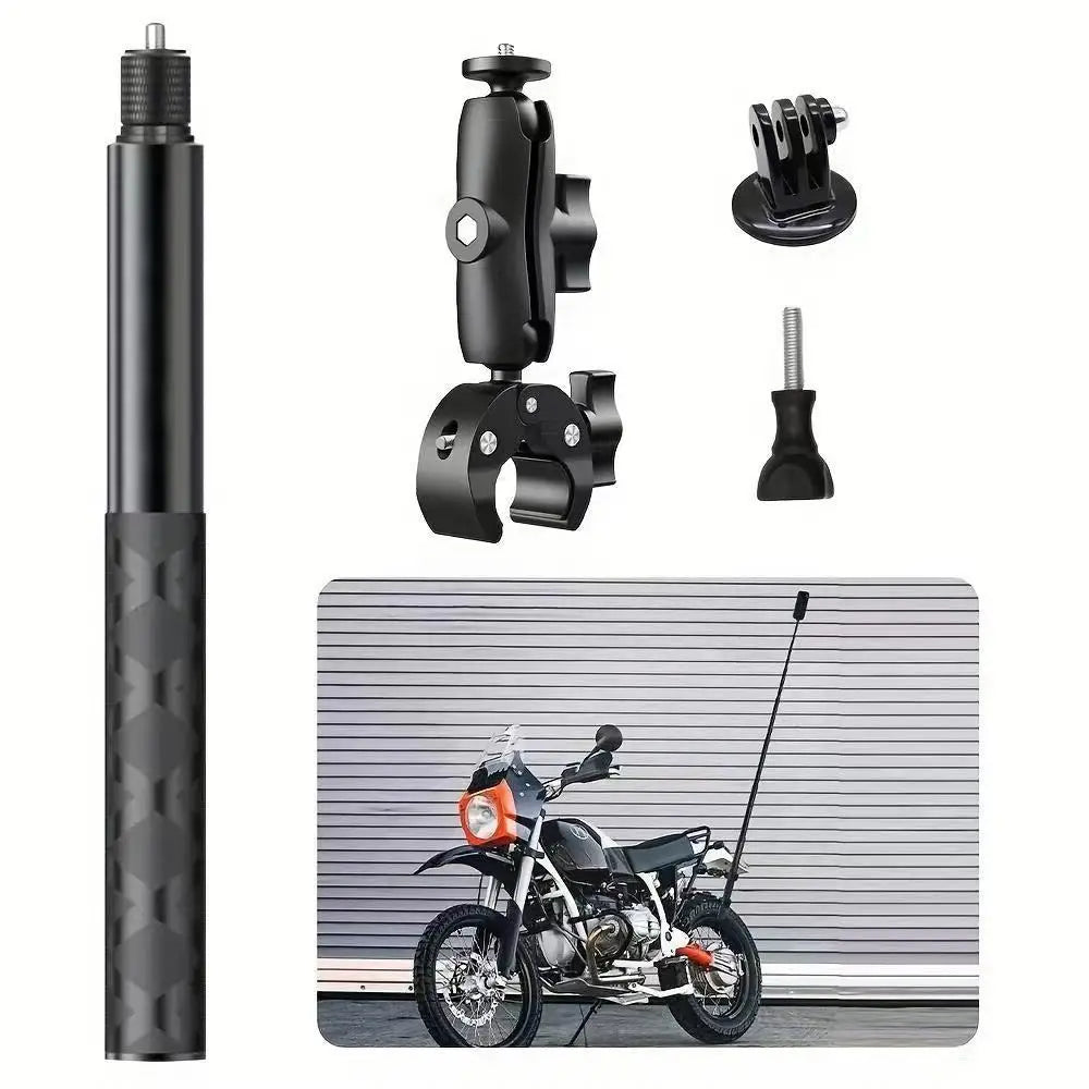 Insta360 X2 X3 X4 X5 Motorcycle Bike Mount Selfie Stick Kit