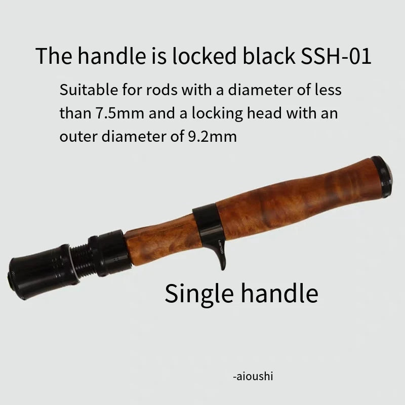 Weiwu Makou Rod DIY Solid Wood Cork Handle High Quality Stream Road Ya Rod Handle Oasis Select 6