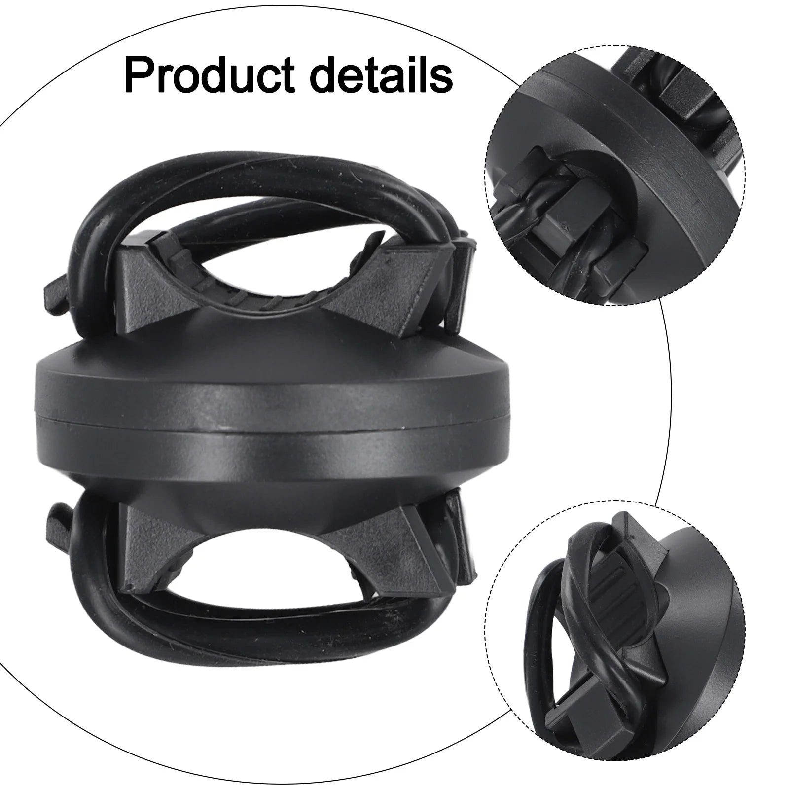 Gel Band Bike Light Clips Bicycle Headlight Elastic Handlebar LED Light High Performance High Quality Brand New Oasis Select
