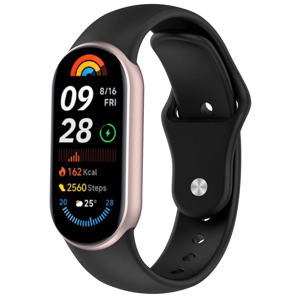 Silicone Sport Strap for Mi Band 10 / 9 / 8 – Flexible Replacement Watch Replacement Strap Oasis Select