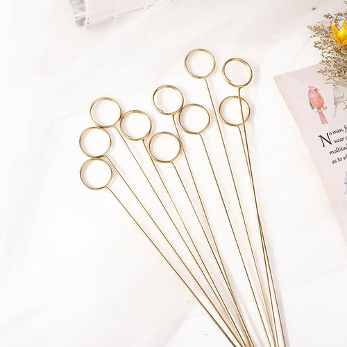 10pcs Heart Message Card Holder Rods | Flower & Party Decor Card Holder Rods Oasis Select