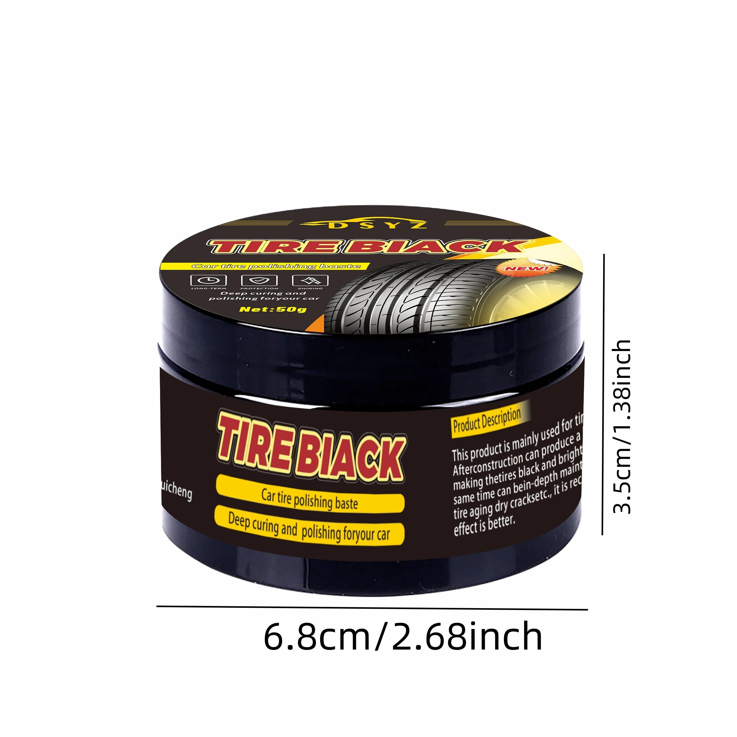 High Gloss Tire Shine Dressing – UV Protection & Durability