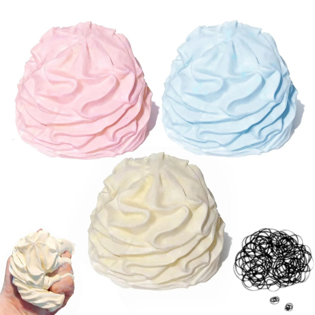 Cream Roll Squishy Toy Slow Rising Dessert Fidget Stress Relief Soft Squeeze Toy for Anxiety Relief Kids Adults Collectible Oasis Select