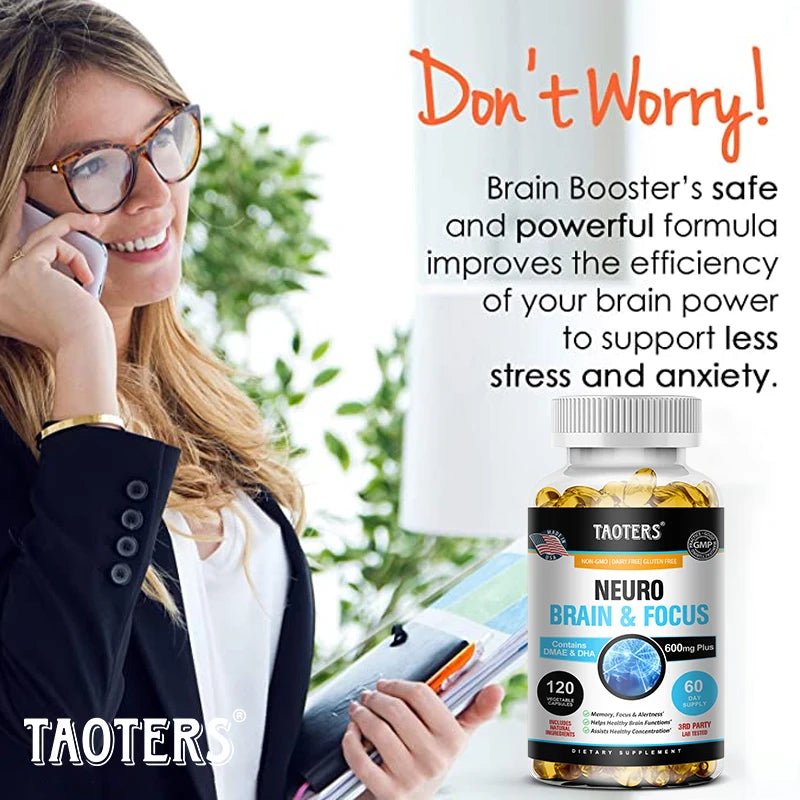 Balincer Brain & Focus Formula | Memory Booster with B Vitamins Brain Health Supplement Oasis Select