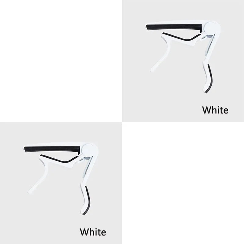 1/2/3pcs Guitar Capo For 6 String Acoustic Classic Electric Guitar Alloy Metal Universal Multifunction Capo Guitar Accessories Oasis Select White 2pcs