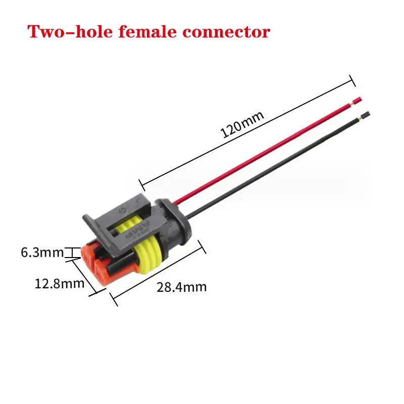 1-6 Pin Male/Female Electrical Connector Kit, 18AWG, Quick Disconnect Socket for Truck, Car Rapid Wiring Solutions Oasis Select A4