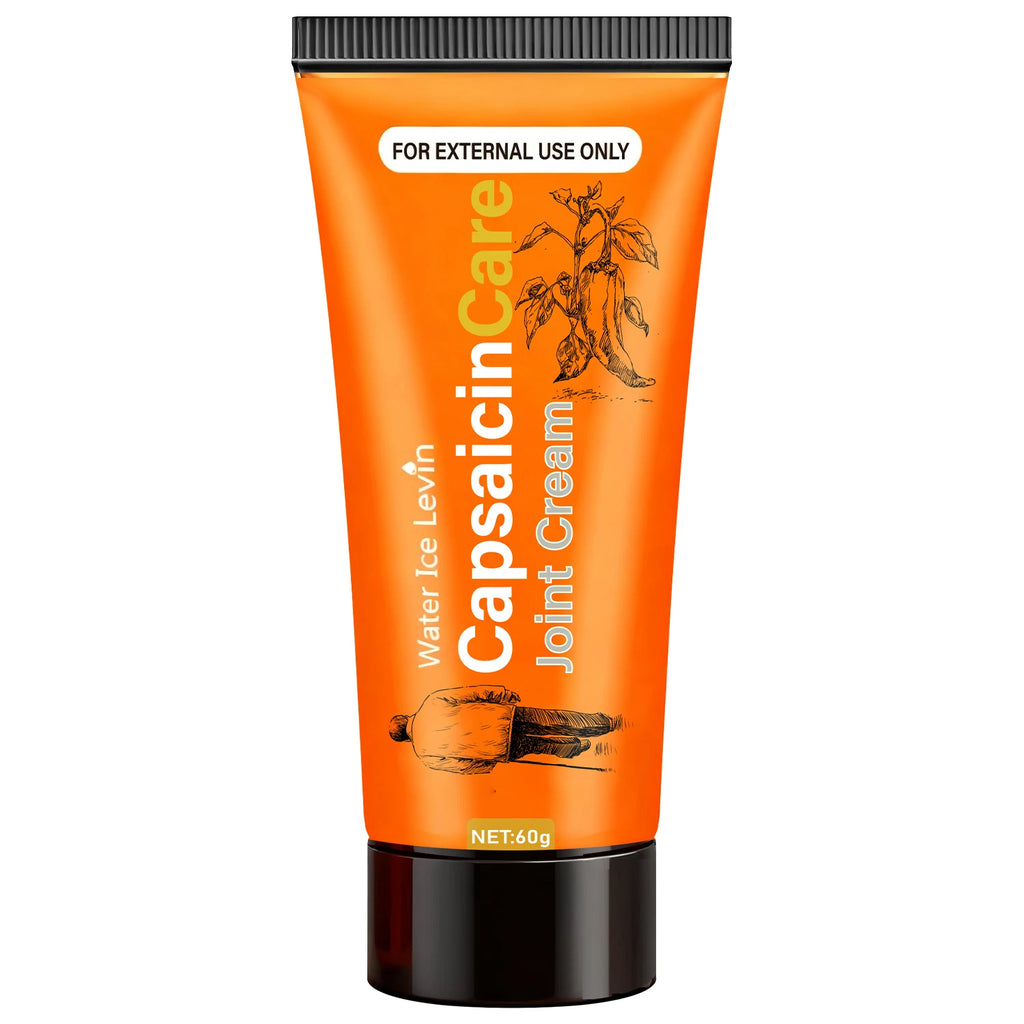 Capsaicin Care Joint Cream for Targeted Relief & Moisturizing with Glucosamine & Vitamin C. Oasis Select black 60g