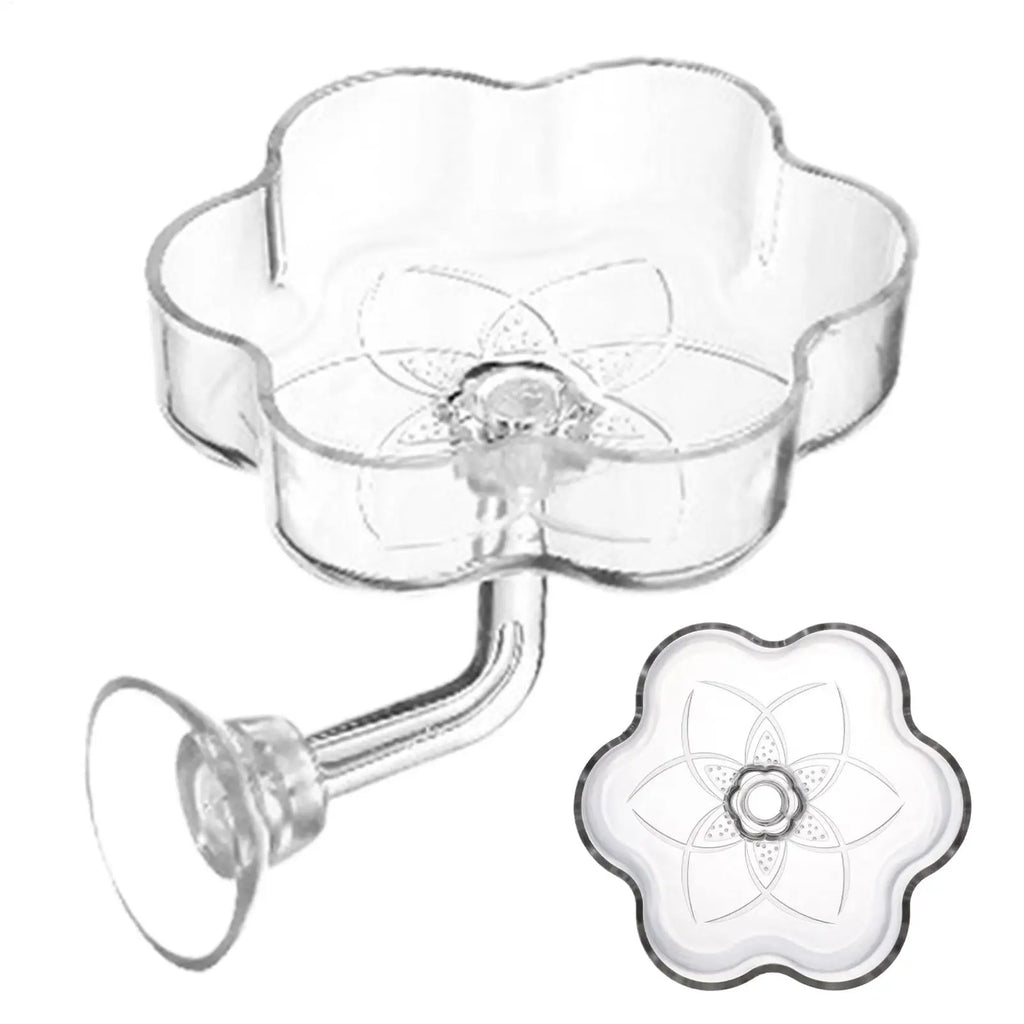 Aquarium Shrimp Feeder Dish – Clear Acrylic Suction Cup Tray