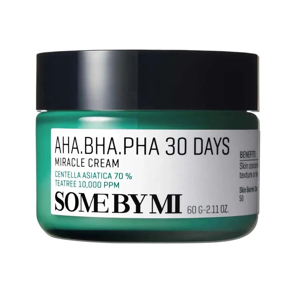 SOME BY MI 30 Days Miracle Toner 150ml/Acne Clear Foam 100ml /60ml Face Cream for Oily Acne-Prone Skin Korean skincare set Oasis Select face cream