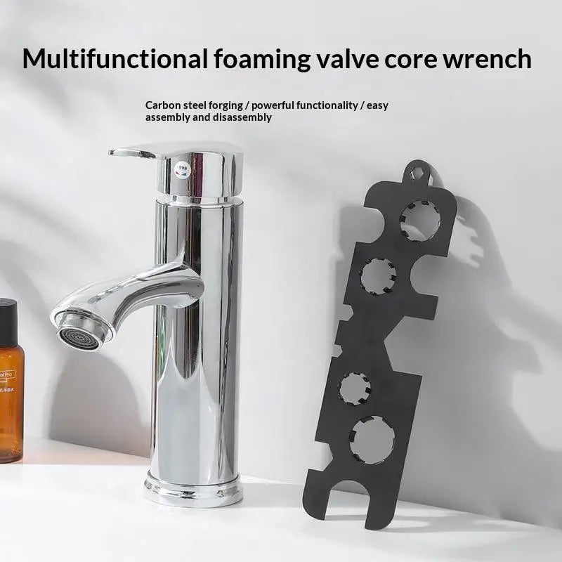 1Pc Carbon Steel Wrench, Faucet Aerator Removal Tool, Threaded Aerator Spanner for Kitchen Sink & Bathroom Oasis Select