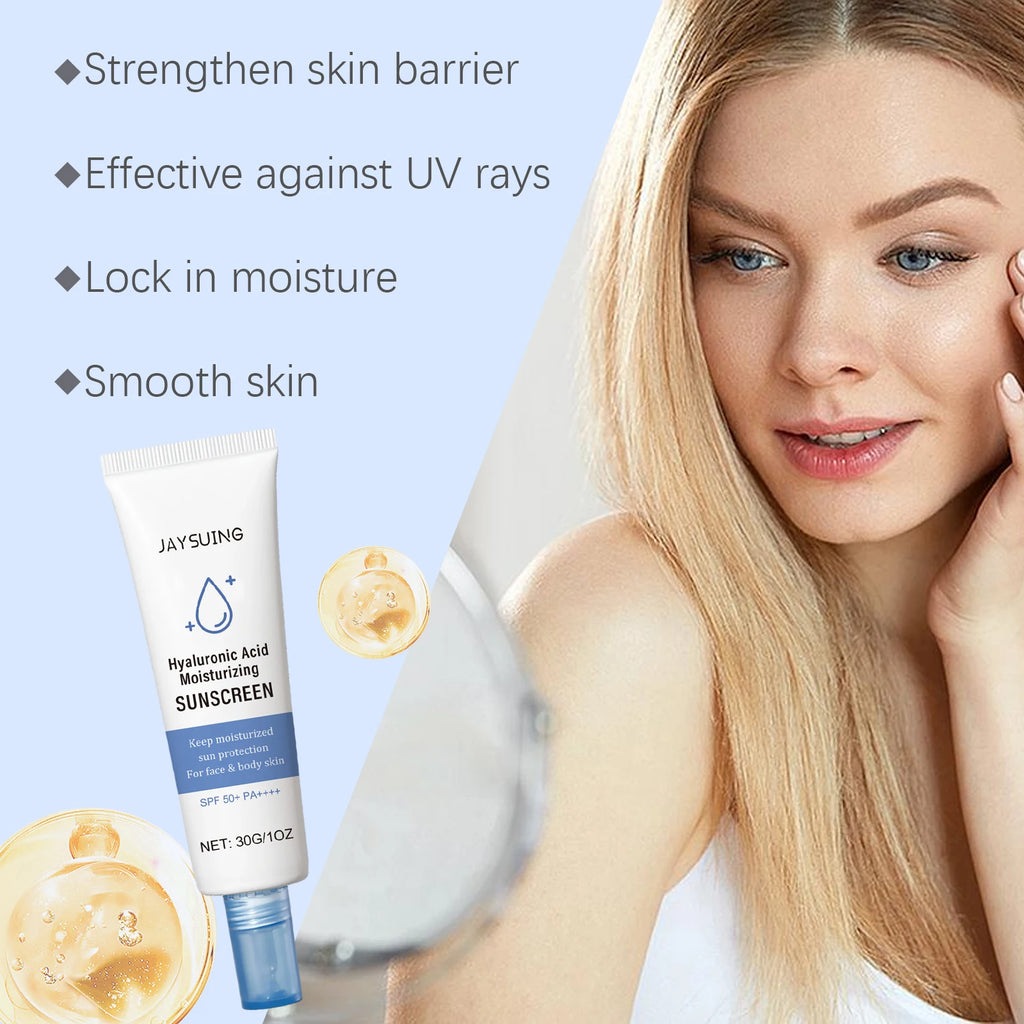 Efficient Moisturizing Sunscreen Lotion SPF50 Prevent Tanning Reduce Sunburn Anti UV Rays Waterproof Facial Nourishing Sunscreen Oasis Select