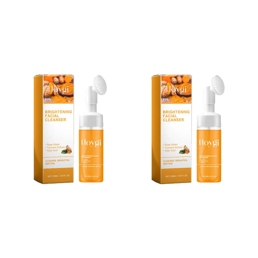 Turmeric Cleanser Deeply Cleansing Kojic Acid Blackhead Remover Skin Cleansing Oil Control Fade Acne Marks Brighten Foam Cleanse Oasis Select 2Pcs 100ml Boxed
