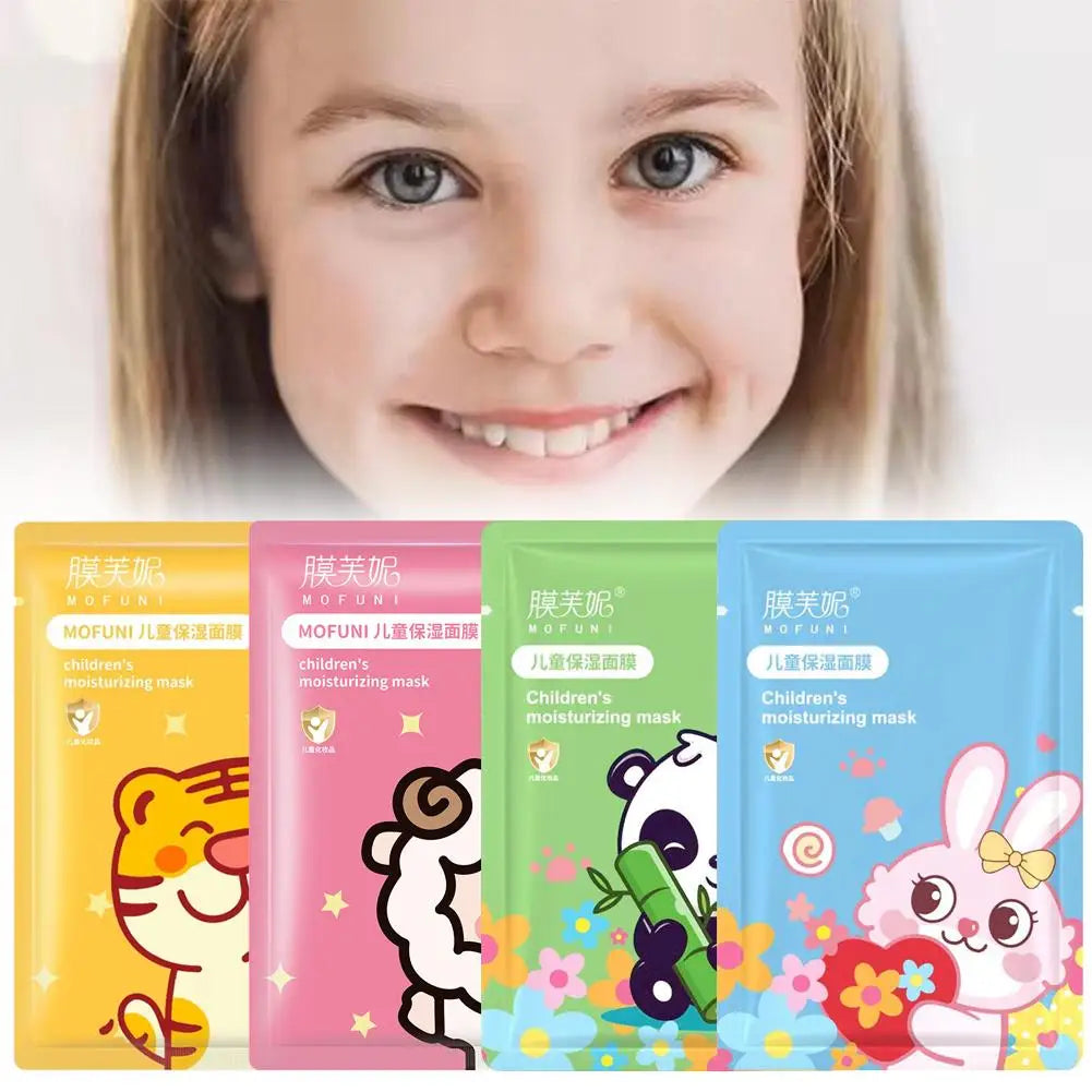 Animal Character Kids Face Masks – Hyaluronic Acid Sheet Masks Kids Sheet Mask Oasis Select