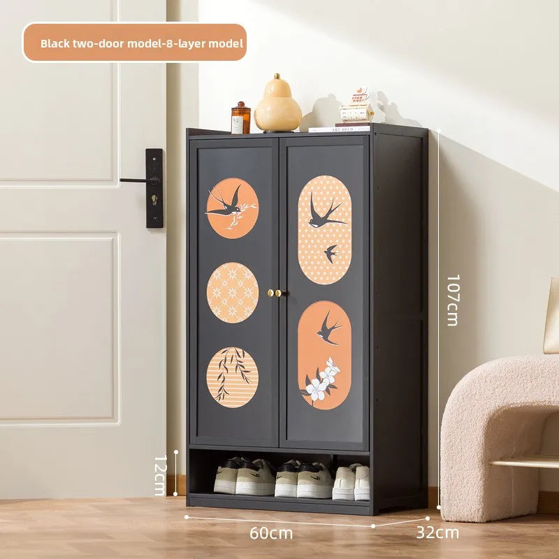 Shoe cabinet at the entrance of the house, household porch storage cabinet, retro shoe rack at the entrance Oasis Select 2-8