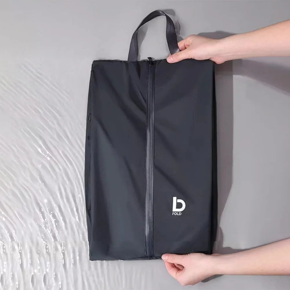 New Waterproof Shoe Storage Bag Nylon Fabric Strong Zipper Travel Bag Dustproof Portable Wardrobe Bag Fitness Sports Oasis Select