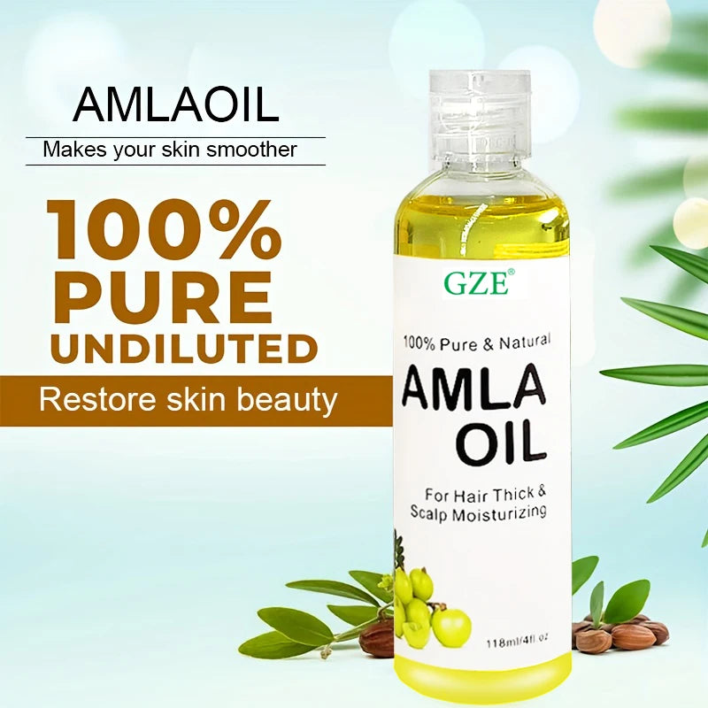 GZE Amla Hair Oil – Shine, Scalp Moisture & Healthy Hair