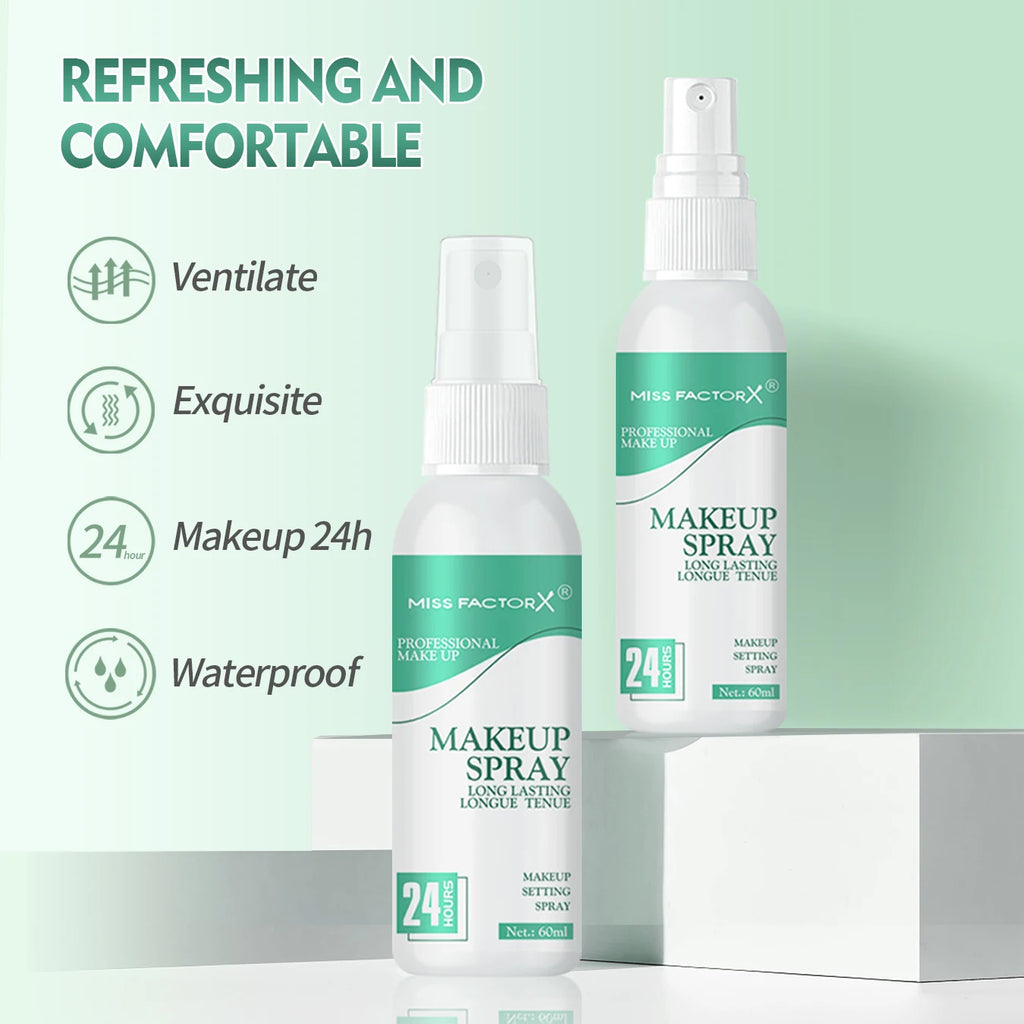 Waterproof Makeup Spray Face Set Lasting Award winning Makeup Spray Anti-smudge and Makeup Off Natural finish Oasis Select