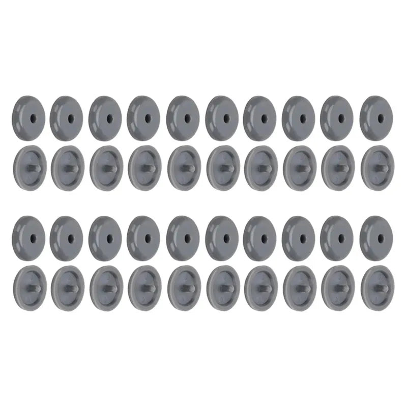 5-20pairs Car Safety Seat Belt Limit Buckle Clip Retainer Seatbelt StopButton Black Gray Beige Button Auto Interior Accessories Oasis Select 20pairs gray