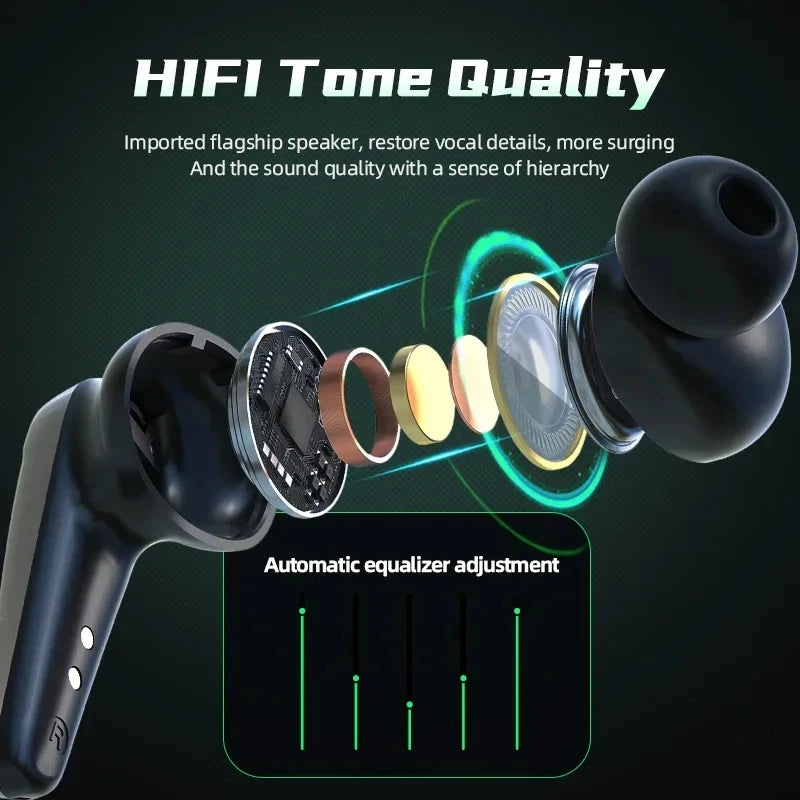 Bluetooth Headphones Gaming Wireless Bluetooth Headset Earphone Bluetooth Earbuds HIFI With Mic Charging Box Game Headset Oasis Select