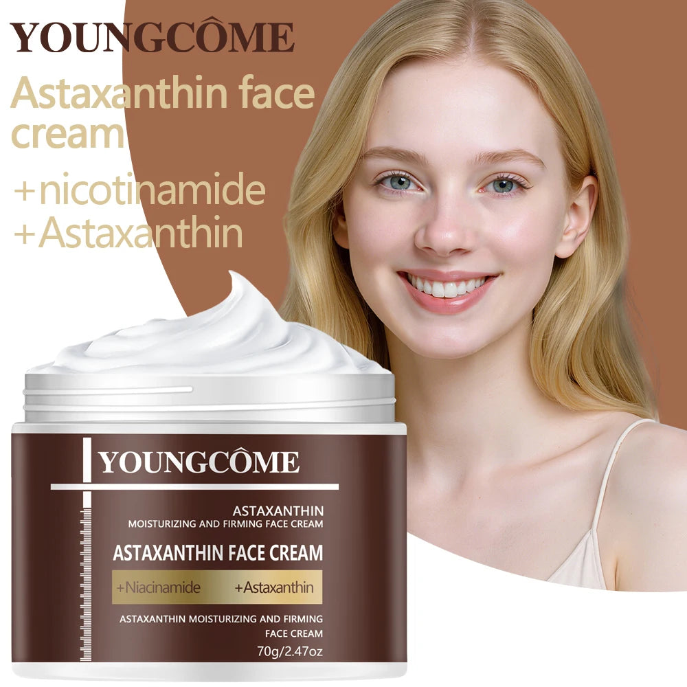 YOUNGCOME Astaxanthin Face Cream – Antioxidant Moisturizer