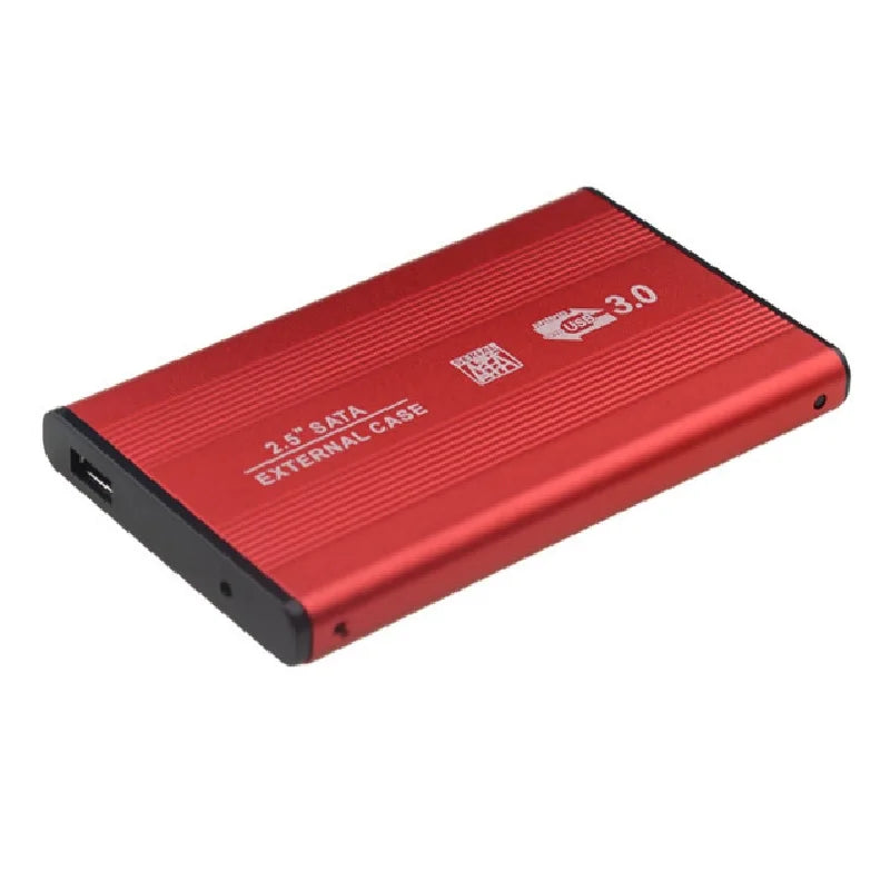 2.5-inch USB3.0 Mobile Hard Drive Case Aluminum Alloy SSD Solid-State Notebook Hard Drive Case With USB3.0 Cable Oasis Select Red