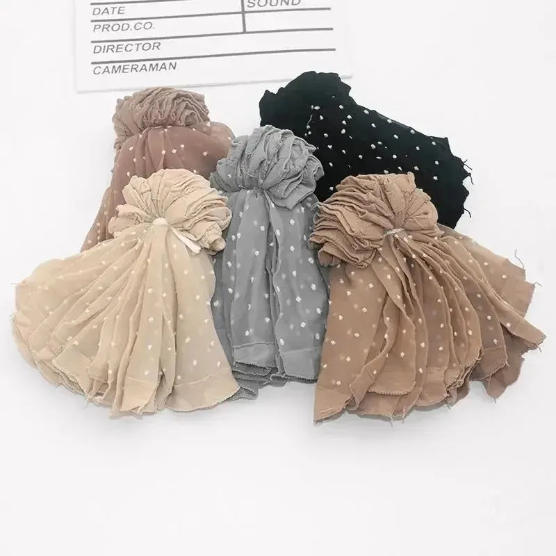 10/30pairs Black Dot Transparent Socks Ultra-thin Elastic Women Crystal Silk Socks Nylon Fashion Ladies Summer Short Ankle Socks Oasis Select