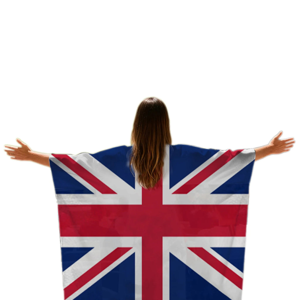 2026 World Cup Football Flag Cape | Wearable Fan Shawl
