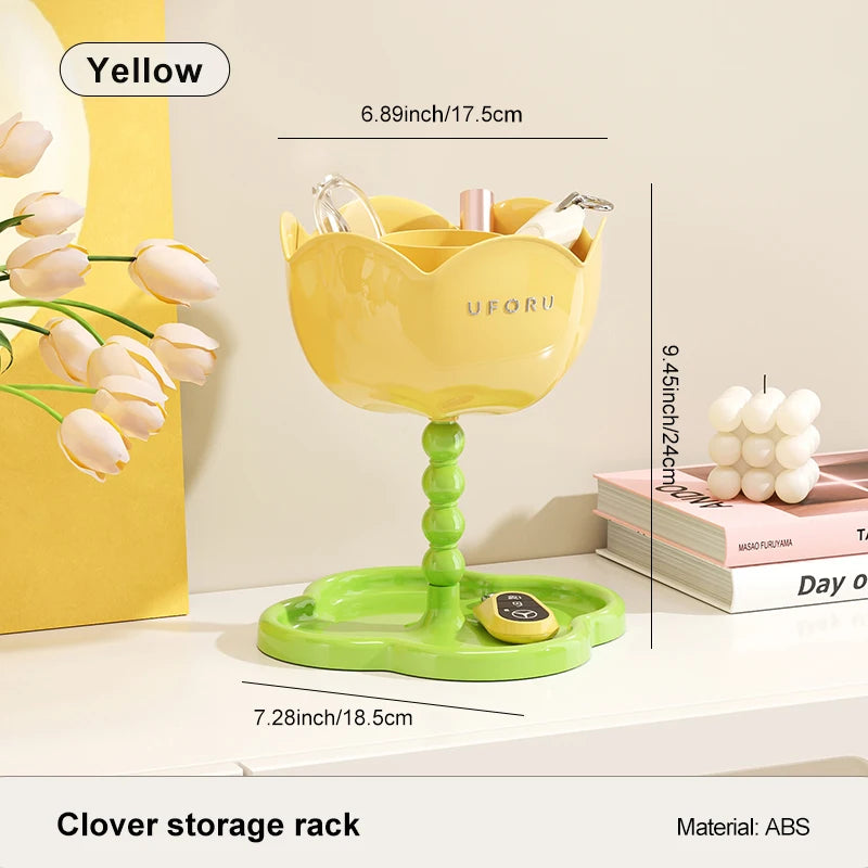 Storage rack, floral design, hallway shelving unit, creative home décor, living room aesthetics, decorative coffee table, Oasis Select YELLOW