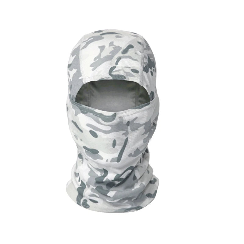 Camouflage Balaclava Hat Cycling Full Face Mask Outdoor Sports Hunting Hiking Ski Mask Motorcycle Helmet Inner Cap Oasis Select Snow CP