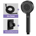 Handheld Spray Shower 5 Modes Booster Shower Head Household Adjustable High Pressure Water Massage Bathroom Supplies Oasis Select B Set 2M