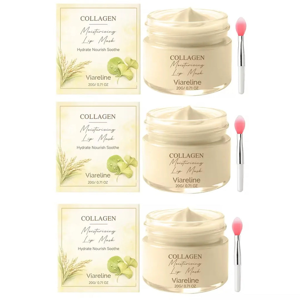 Collagen Hydrating Lip Care Mask Applicator Remove Dead Skin Soothe