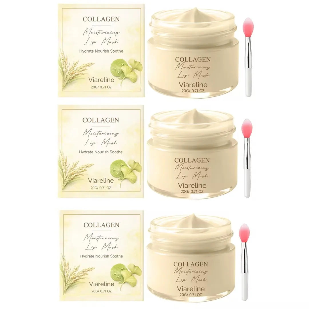Collagen Hydrating Lip Care Mask Applicator Remove Dead Skin Soothe