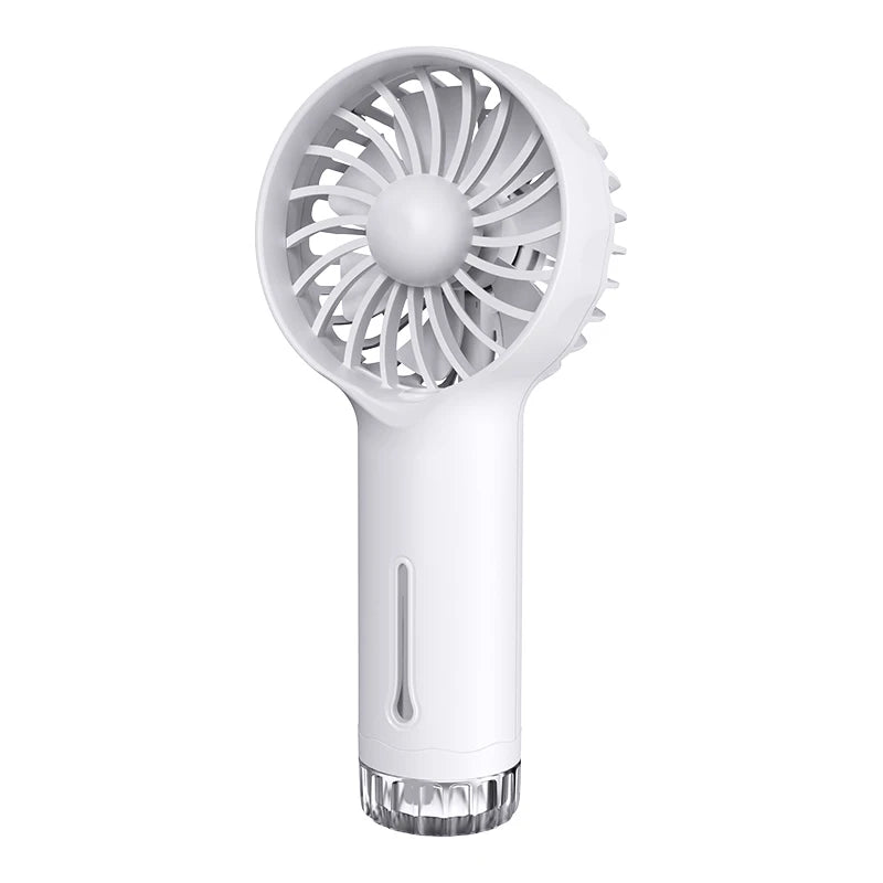 Portable Mini Handheld Misting Fan – USB Rechargeable Spray Fan