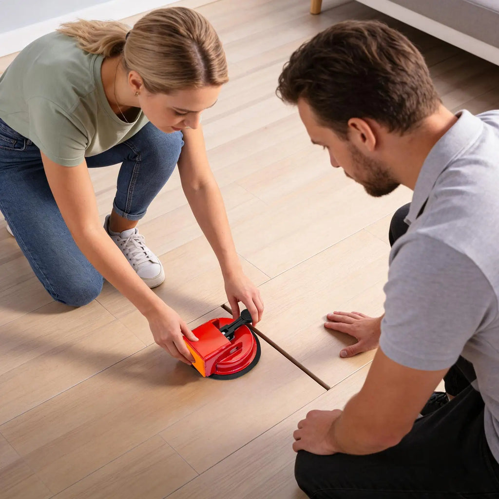 Heavy-duty floor gap repair tool with enhanced vacuum suction cup Floor maintenance tool for leveling and sealing seams for Home Oasis Select