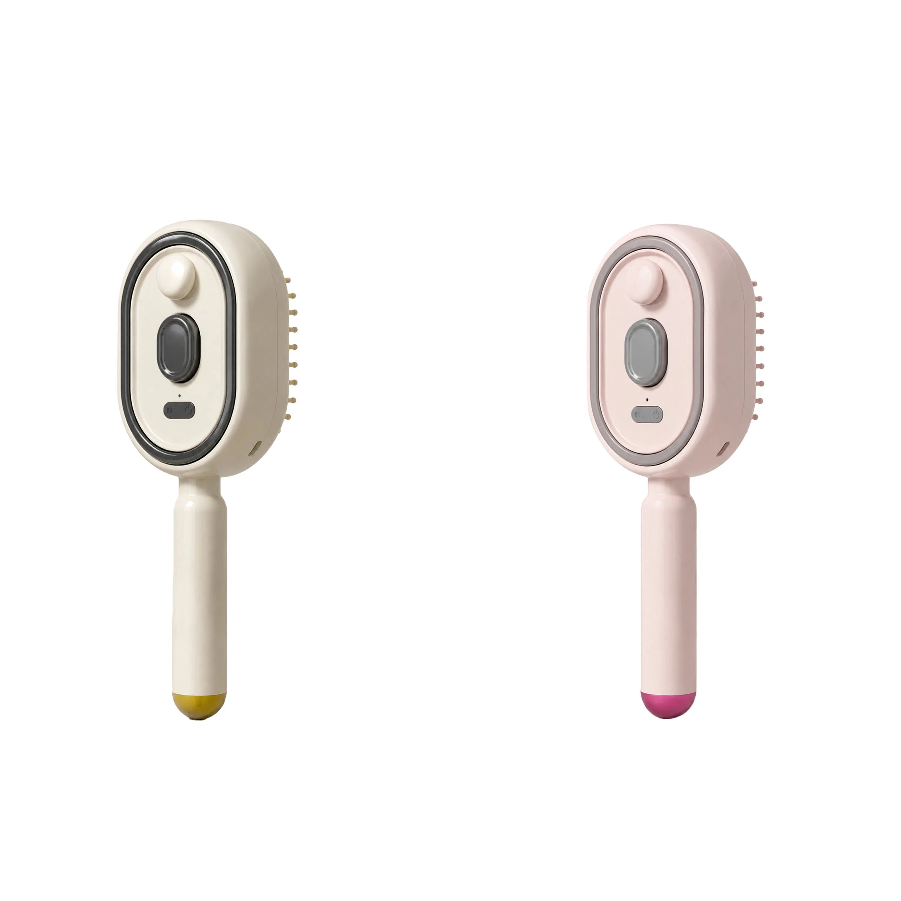 Electric Spray Air Cushion Massage Comb – Hydrating & Anti-Static Electric Massage Comb Oasis Select Off-whiteAndPink