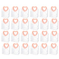 6/12/24 gift bags, high-end heart-shaped handle bag holiday tote bags for parties, New Year weddings Valentine's Day, Christmas Oasis Select 24pcs 20x18cm